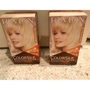 REVLON COLORSILK Beautiful Color #03 ULTRA LIGHT SUN BLONDE 2 BOXES SEALED